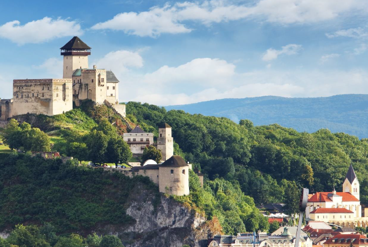 pohľad na Trenčín