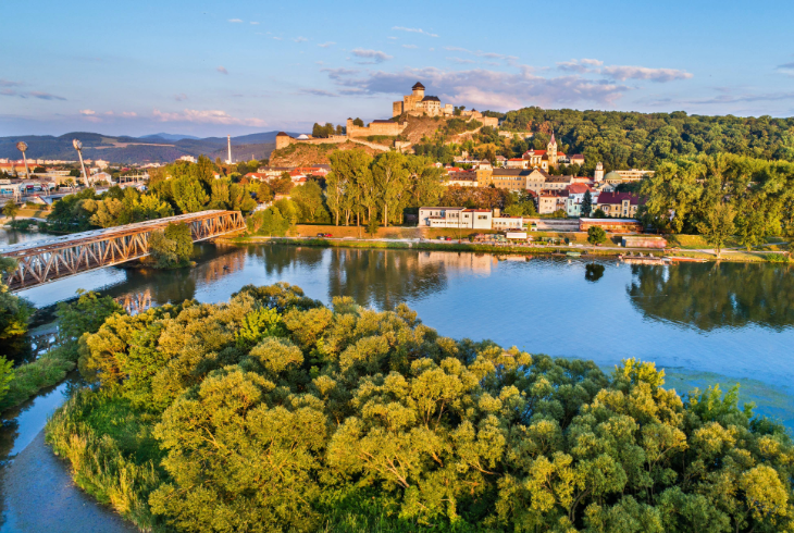 pohľad na Trenčín