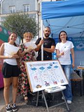 Zástupcovia projektu LIFE a anketa o zdrojoch znečisťovania ovzdušia