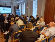 Účastníci workshopu na prednáške