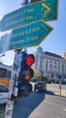 Informačné dopravné cedule pre cyklistov