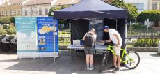 Info point at the venue