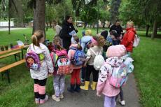 Children at an educational event