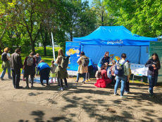 Info point at the venue