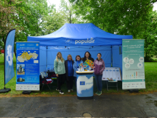 Info point at the venue