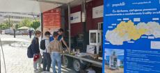 Info point at the venue