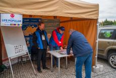 Info point at the venue