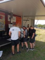 Info point at the venue