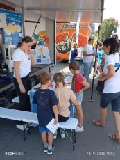 Info stánok počas podujatia