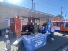 Info stánok počas podujatia