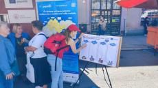 Info stánok počas podujatia