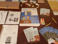 Info stánok počas podujatia