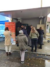 Info stánok počas podujatia