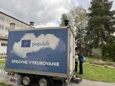 Info stánok počas podujatia